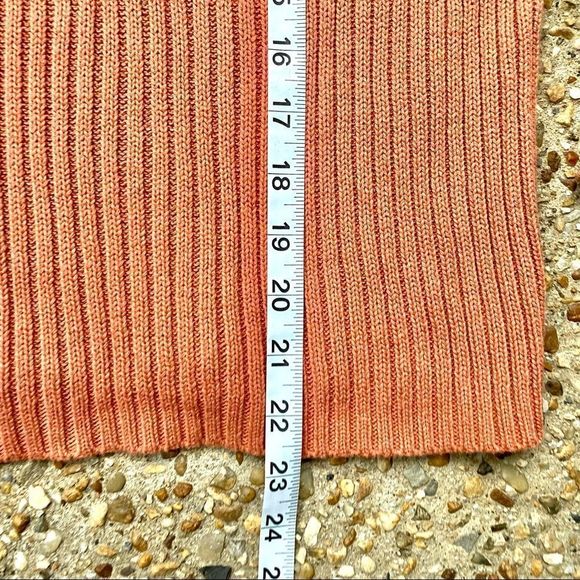 Woolrich Winter Melon Ribbed Quarter Zip Sweater L - Picture 6 of 11